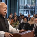 Mohan Bhagwat rejects Muslim exclusion amid contrasting coverage of New York visit : Mohan Bhagwat addressing a diverse interfaith audience at a New York gathering