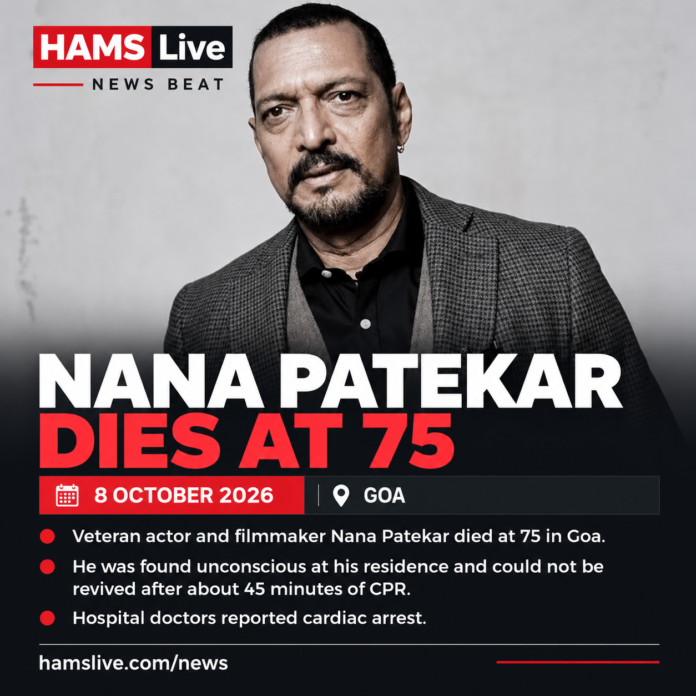 Nana Patekar, veteran Hindi and Marathi actor, dies at 75 in Goa